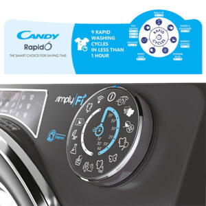 Candy 10kg RapidÓ Inverter Front Loader Washing Machine - WiFi & BT - Steam